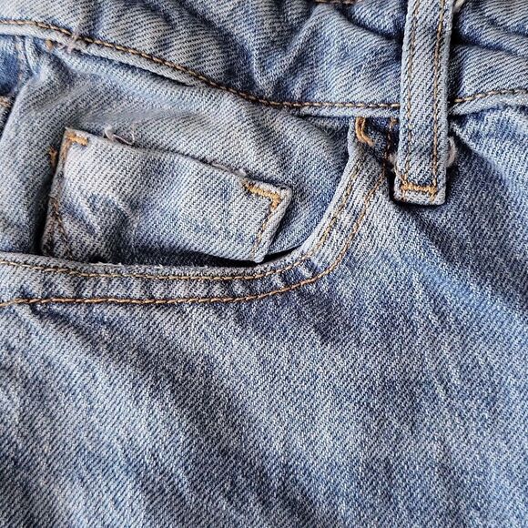 EUC Zara Women Destroyed distressed Highrise split leg bootcut jeans - Picture 12 of 13